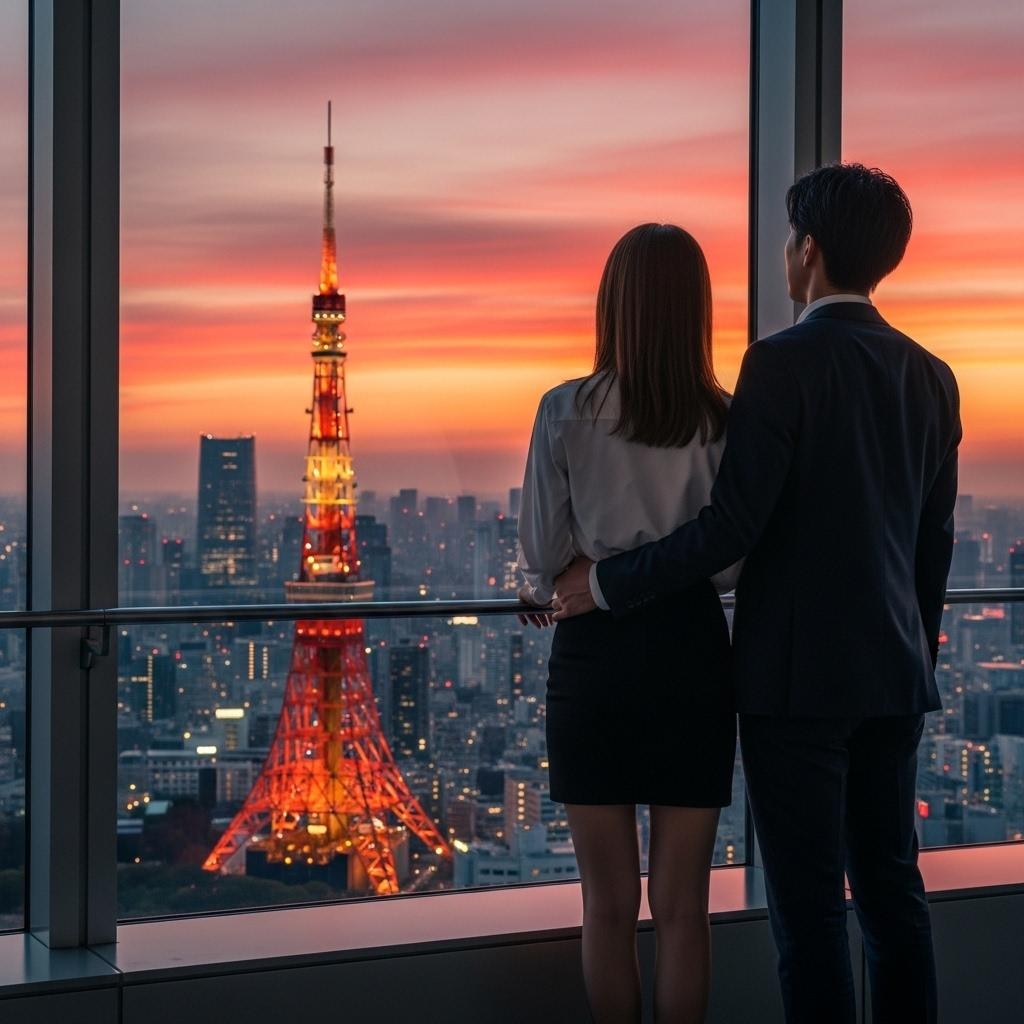 東京タワー　今は亡き貿易センタービルから