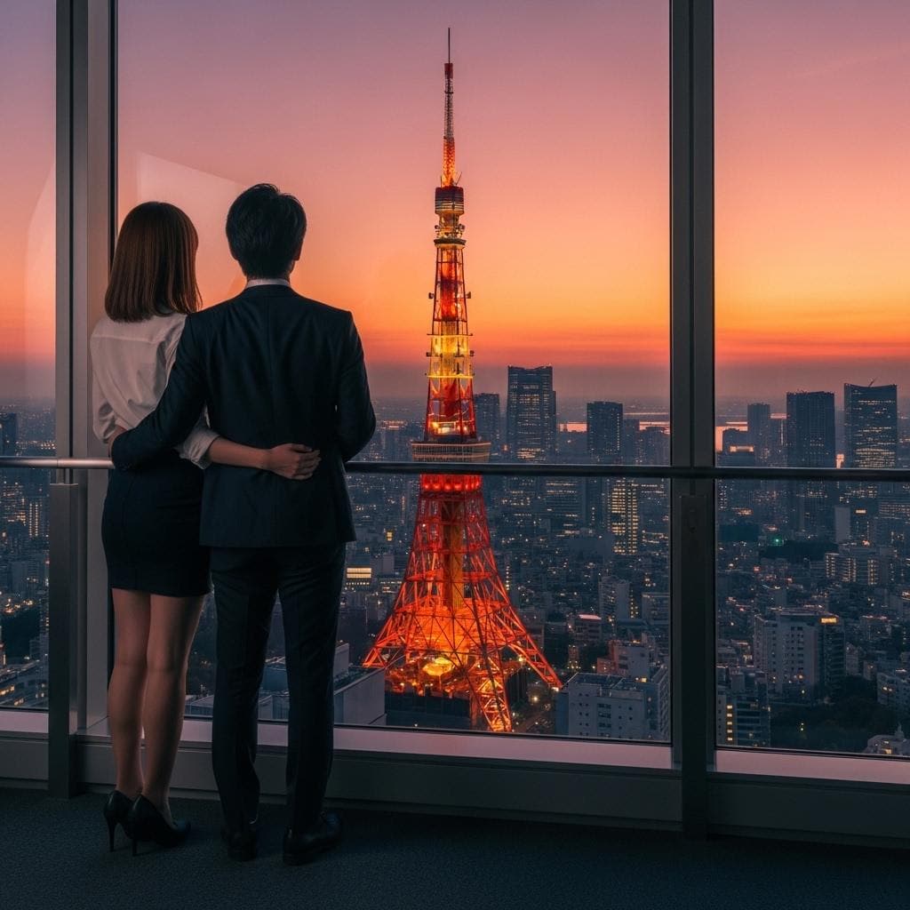 東京タワー　今は亡き貿易センタービルから