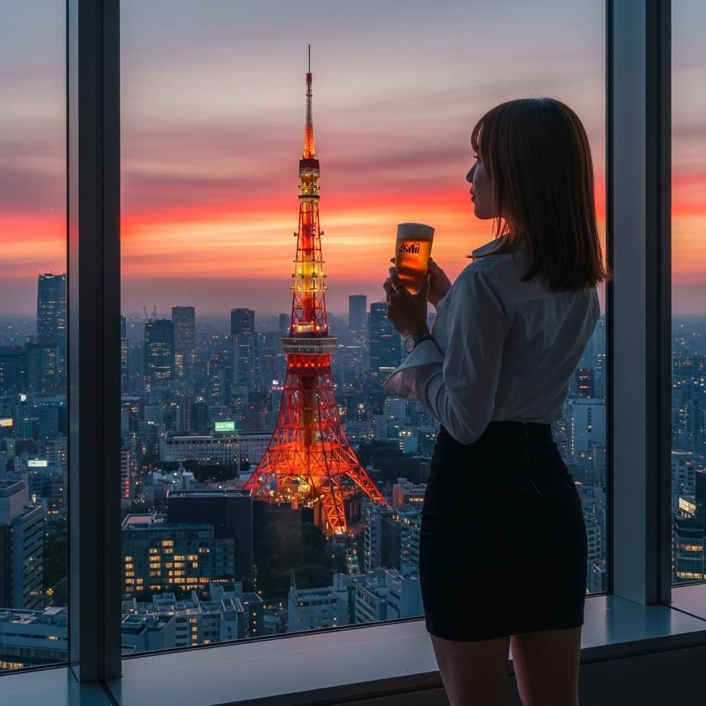 東京タワー　今は亡き貿易センタービルから