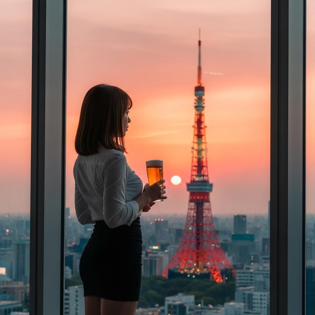 東京タワー　今は亡き貿易センタービルから
