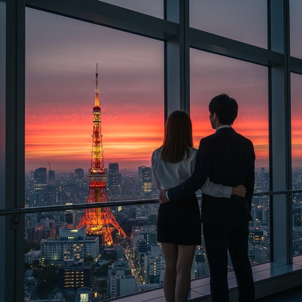 東京タワー　今は亡き貿易センタービルから