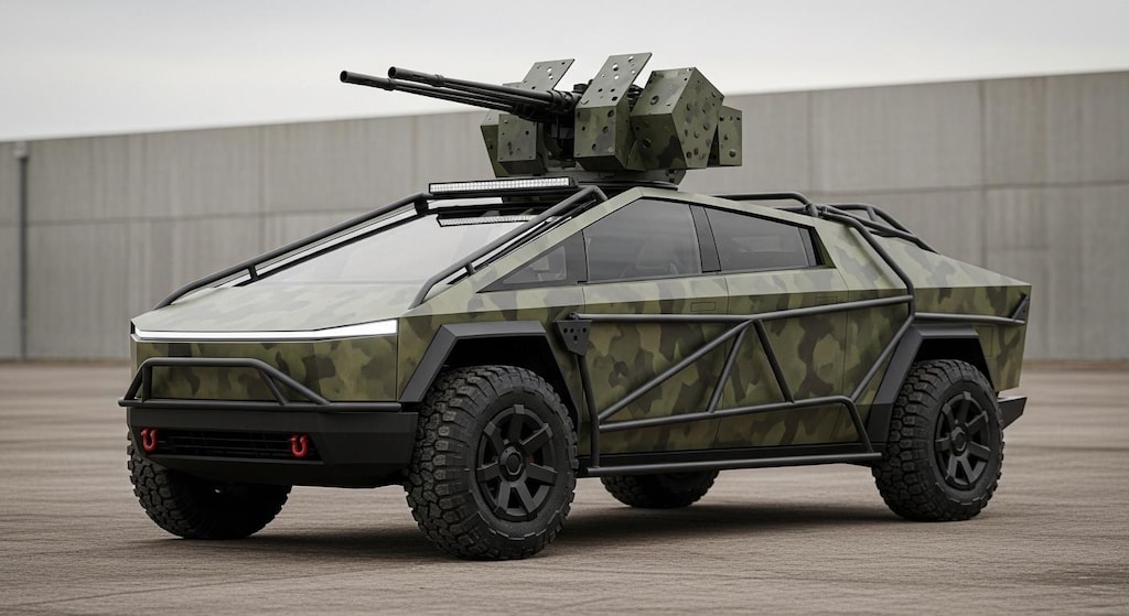 テスラサイバートラック軍用車
