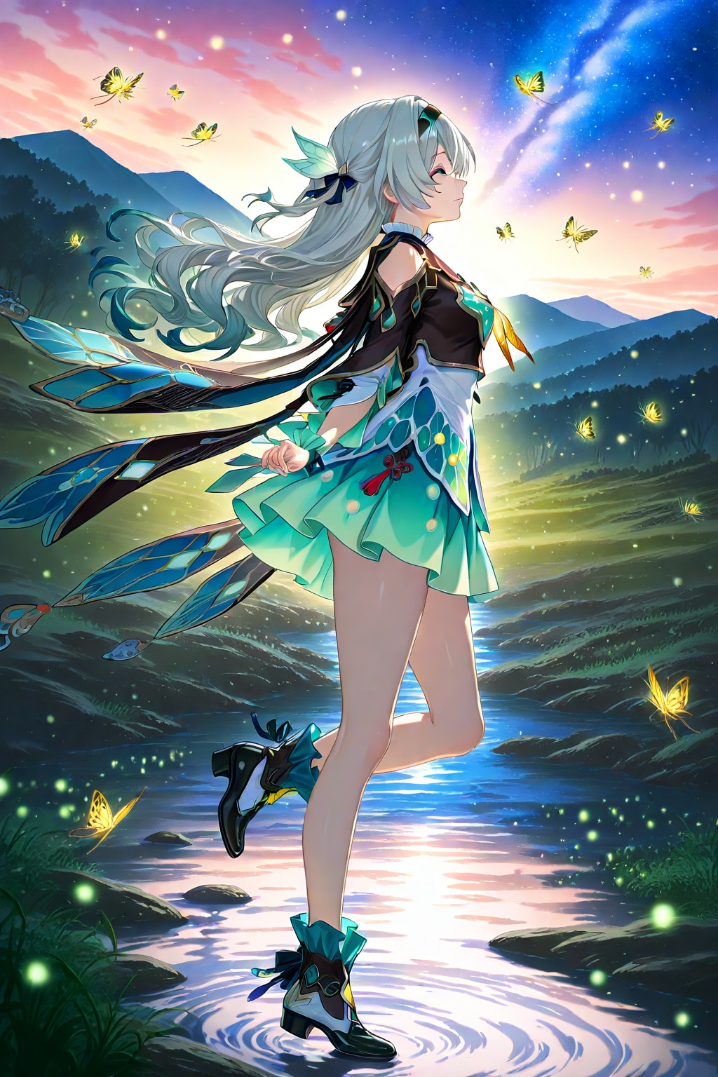 ホタルの舞 | の人気AIイラスト・グラビア