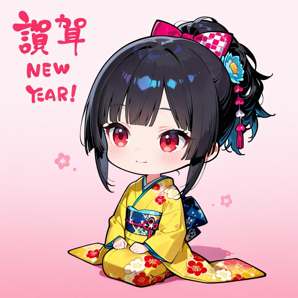 新年の挨拶♪ (くるみ) | の人気AIイラスト・グラビア