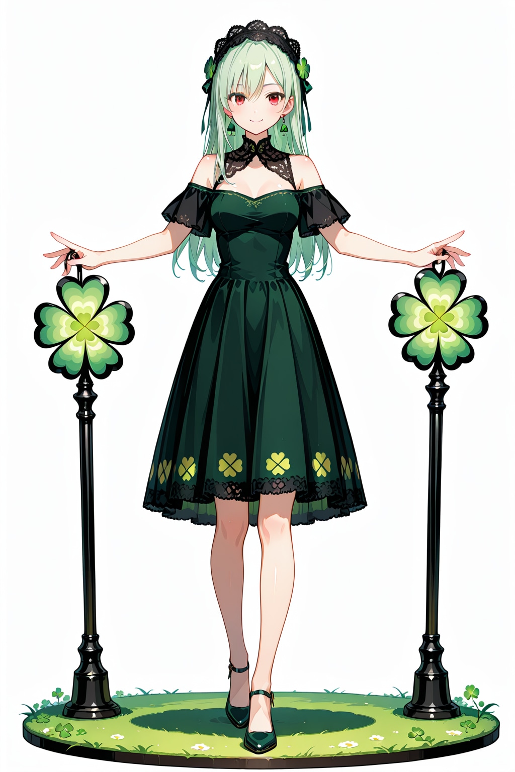 御厠稲荷でお祈りする生成機能の子達