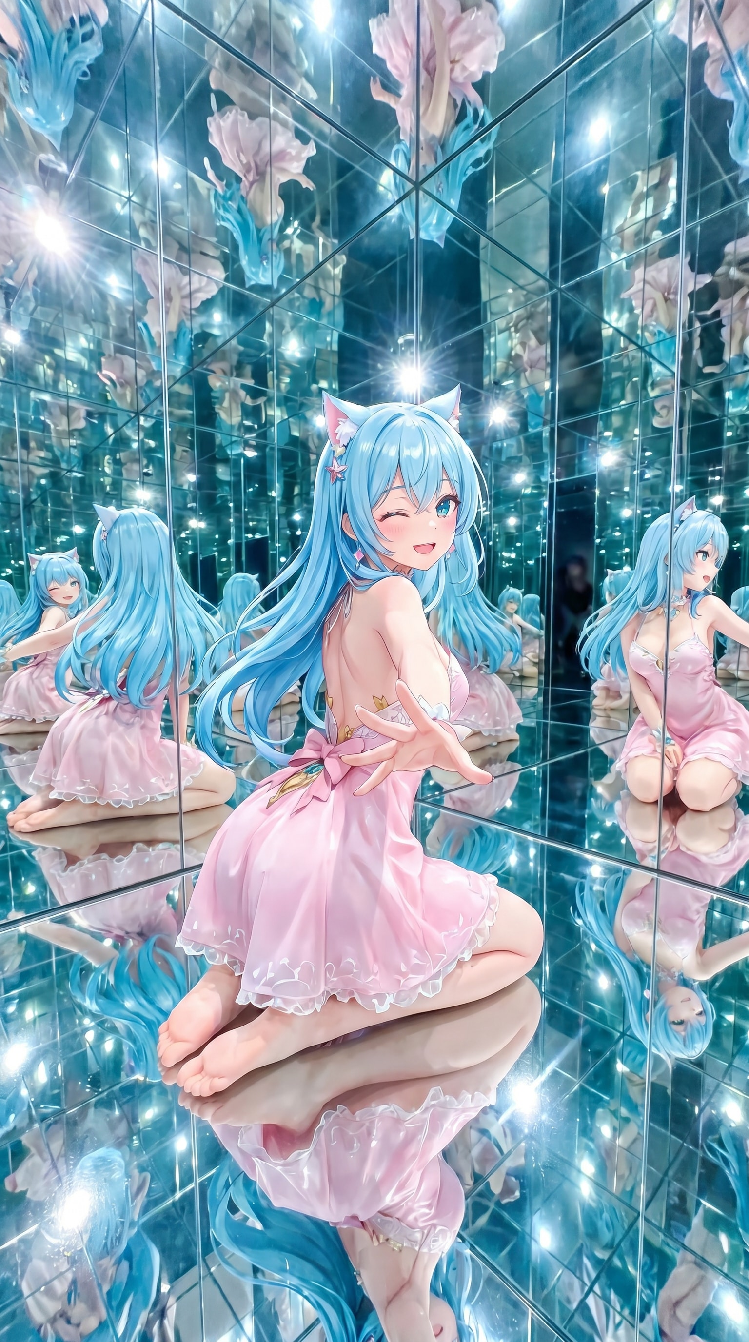 鏡の中のプリンセス🐱✨