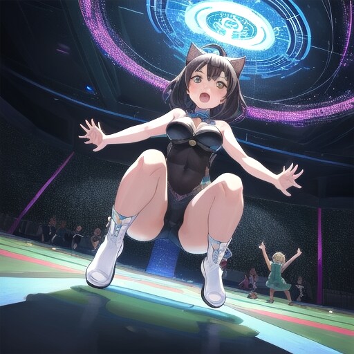 擬人化ディスコフロア