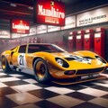 マルボロカラーランボルギーニミウラレーシングカー 2枚目