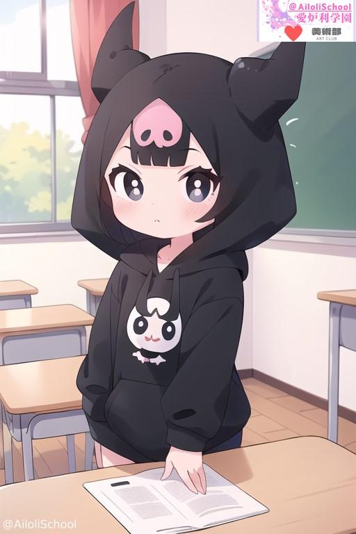 【私立愛炉利学園_美術部】サンリオ_クロミ