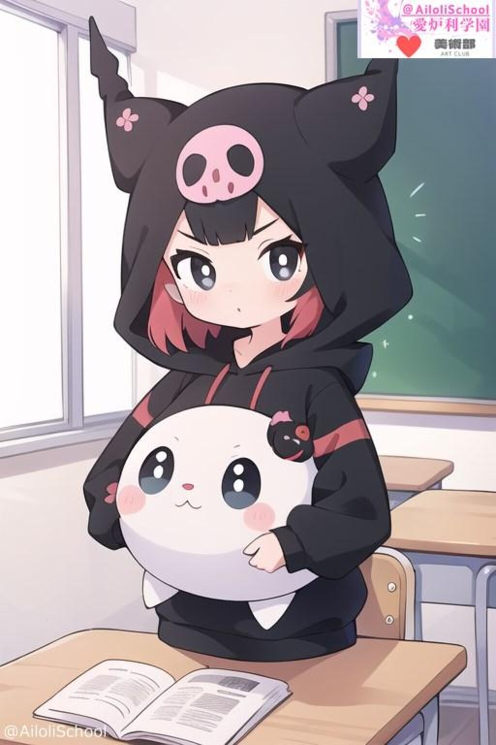 【私立愛炉利学園_美術部】サンリオ_クロミ