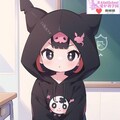 【私立愛炉利学園_美術部】サンリオ_クロミ 2枚目