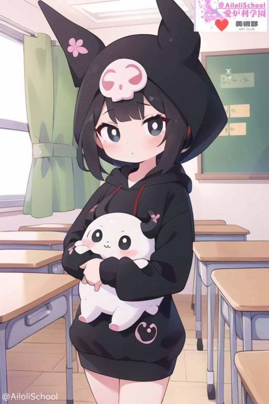 【私立愛炉利学園_美術部】サンリオ_クロミ