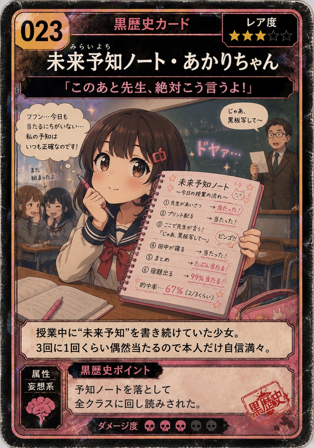 黒歴史カードチップス