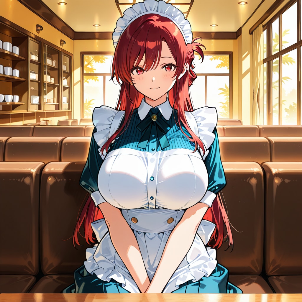 ハーフアップでやさしい印象