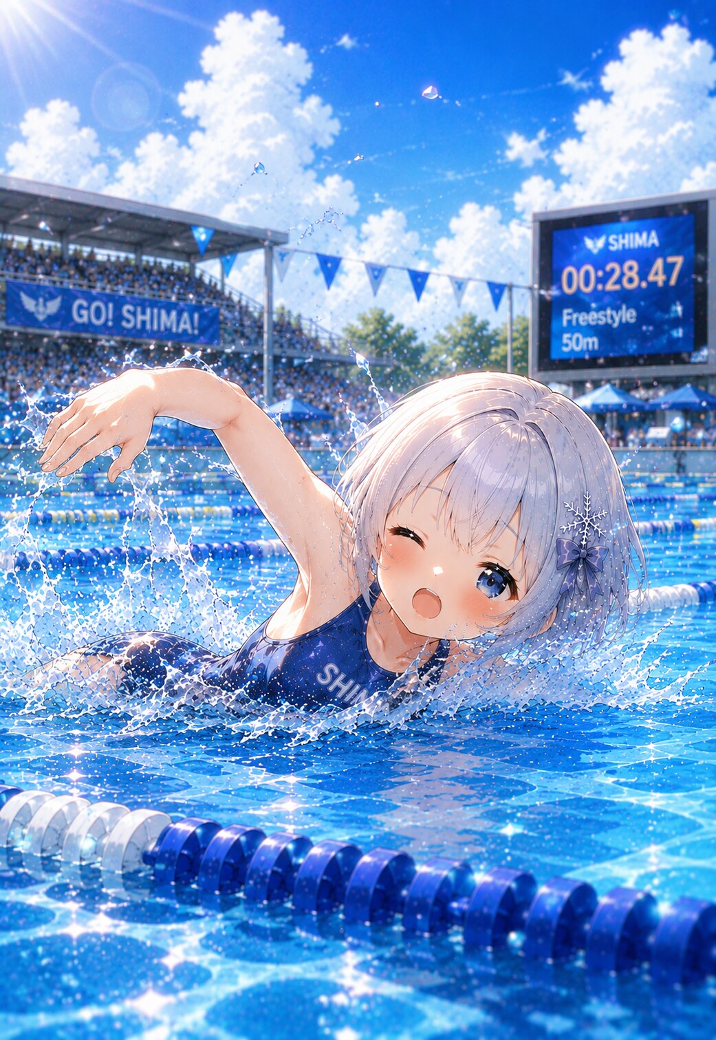 スイミングシマちゃん