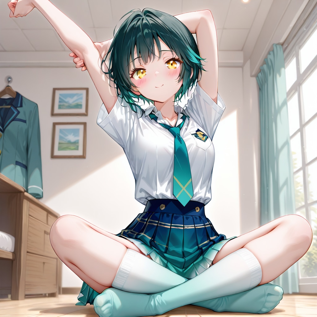 グラデーションスカート