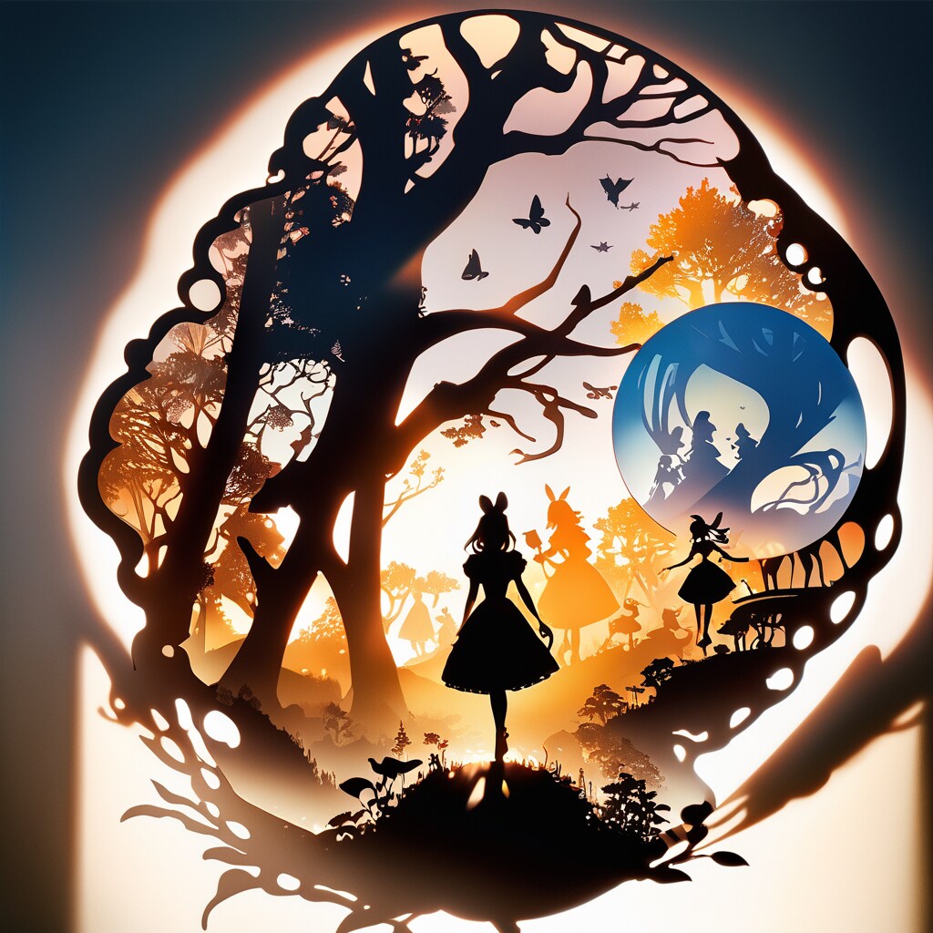 不思議なシルエット