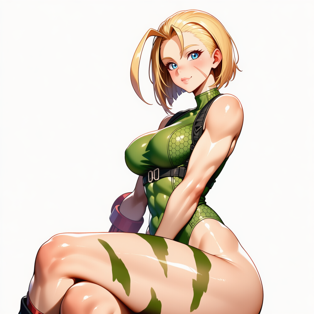 キャミィさんの座りポーズですの