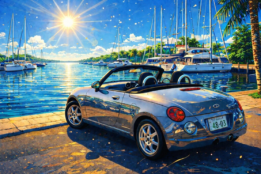 鈴木英人風のダイハツコペン