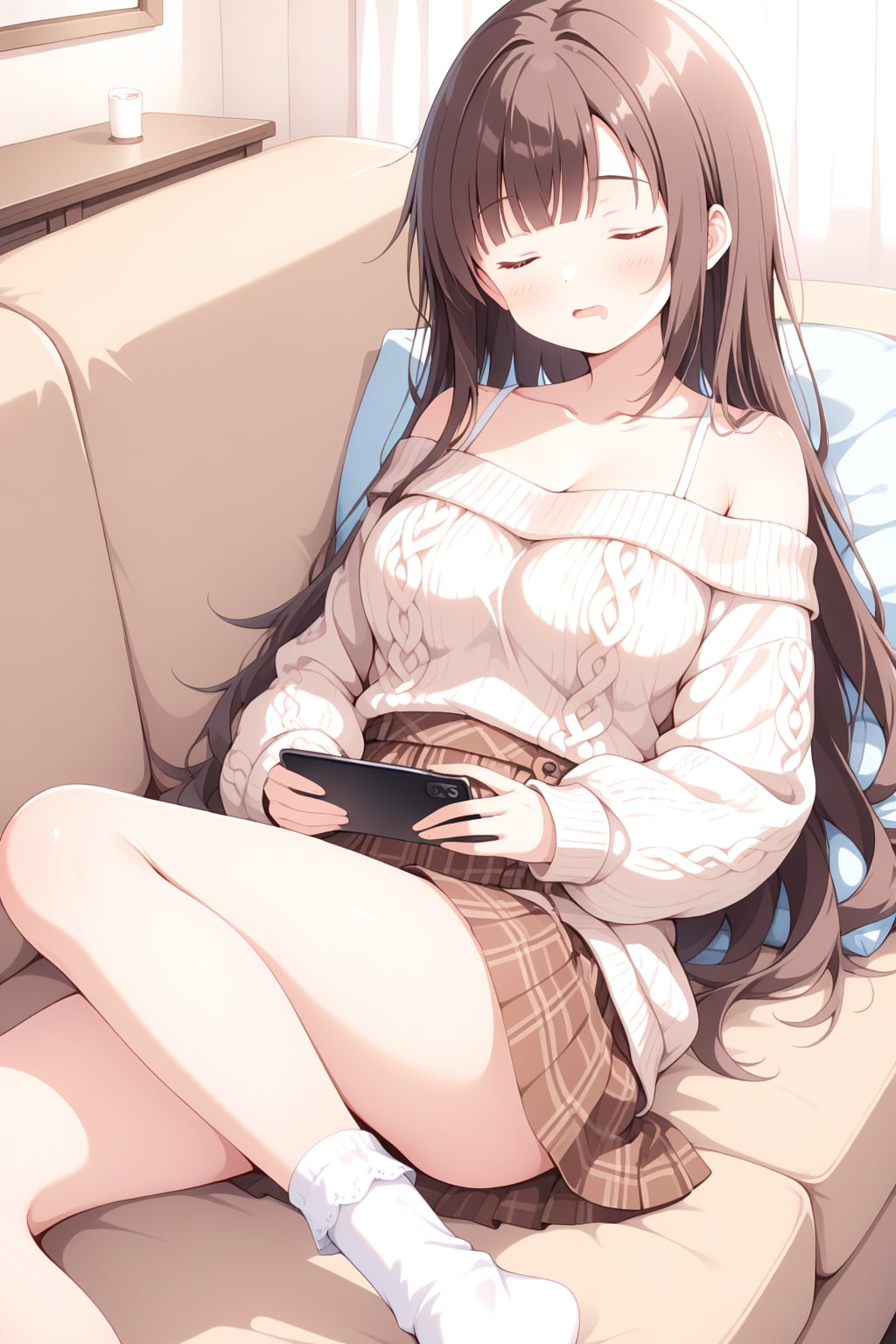 ソシャゲしながら寝落ち