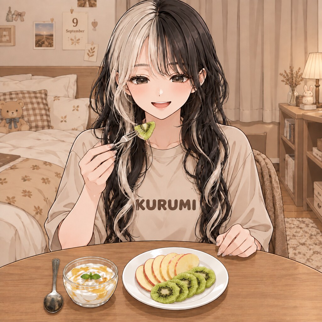9/26 おやつ（くるみちゃん）