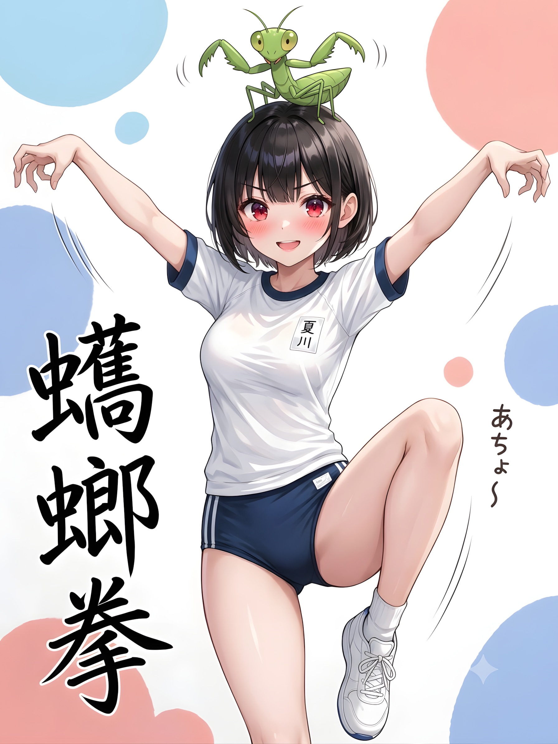 蟷螂拳？ ~ 黒髪ボブのブルマ娘１４７ ~
