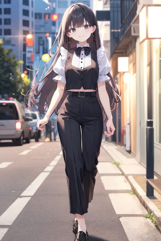 パフ袖の好きなタキシード少女エリカ