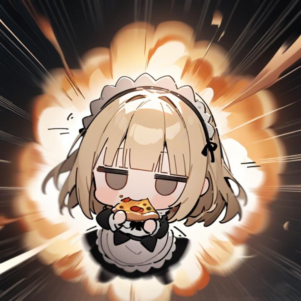 💥🍕迫り来るジト目系メイドちゃん🍕💥〜疾走、そして飛翔〜