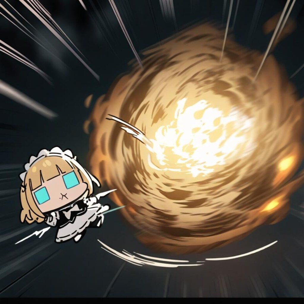 💥🍕迫り来るジト目系メイドちゃん🍕💥〜疾走、そして飛翔〜