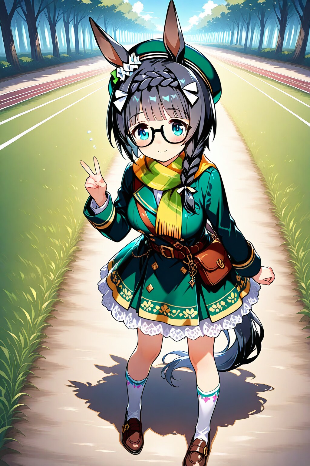 ウマ娘ゼンノロブロイの「ぴーす！」