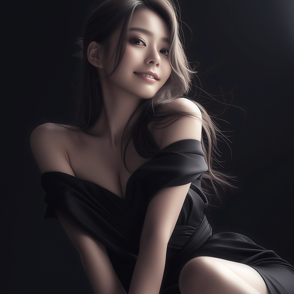 黒の女性２