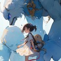 女の子とゴーレム 9枚目