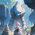 女の子とゴーレム 7枚目