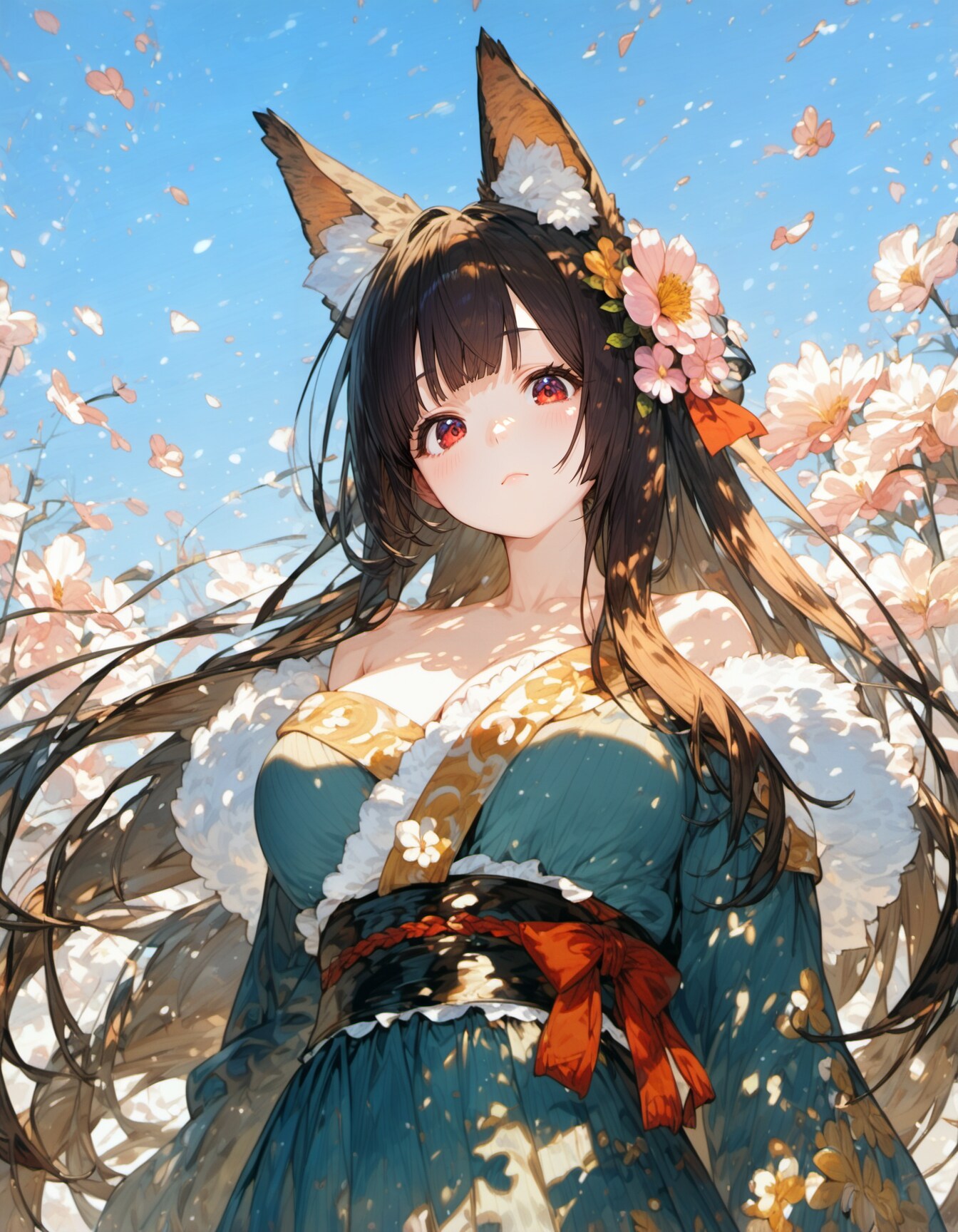 Floral Fox | の人気AIイラスト・グラビア