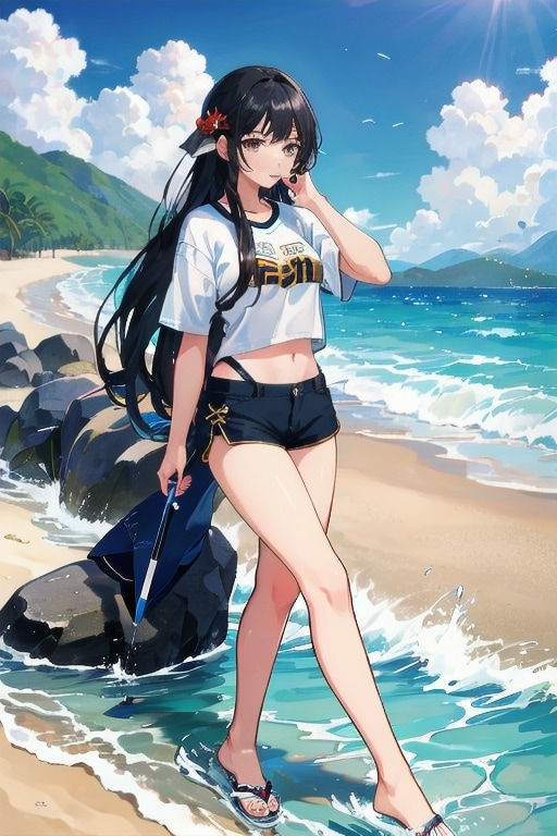 島の娘 | の人気AIイラスト・グラビア