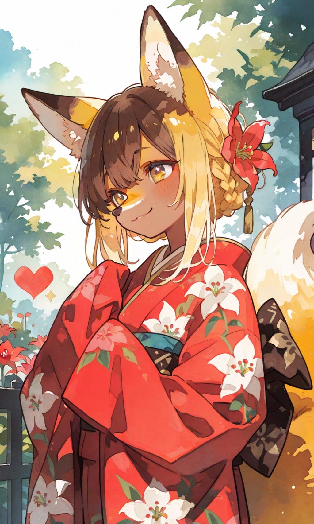 萌え袖和服ケモ