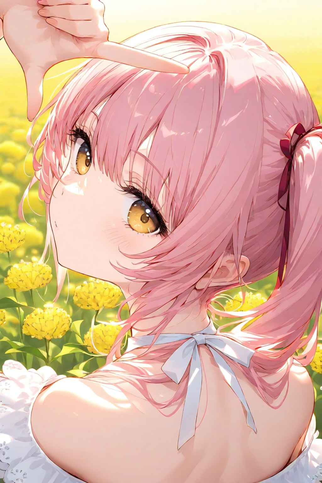 今日も「指フレーム」に挑戦