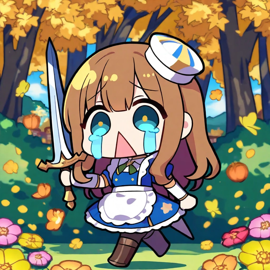 パーティーとはぐれた女剣士