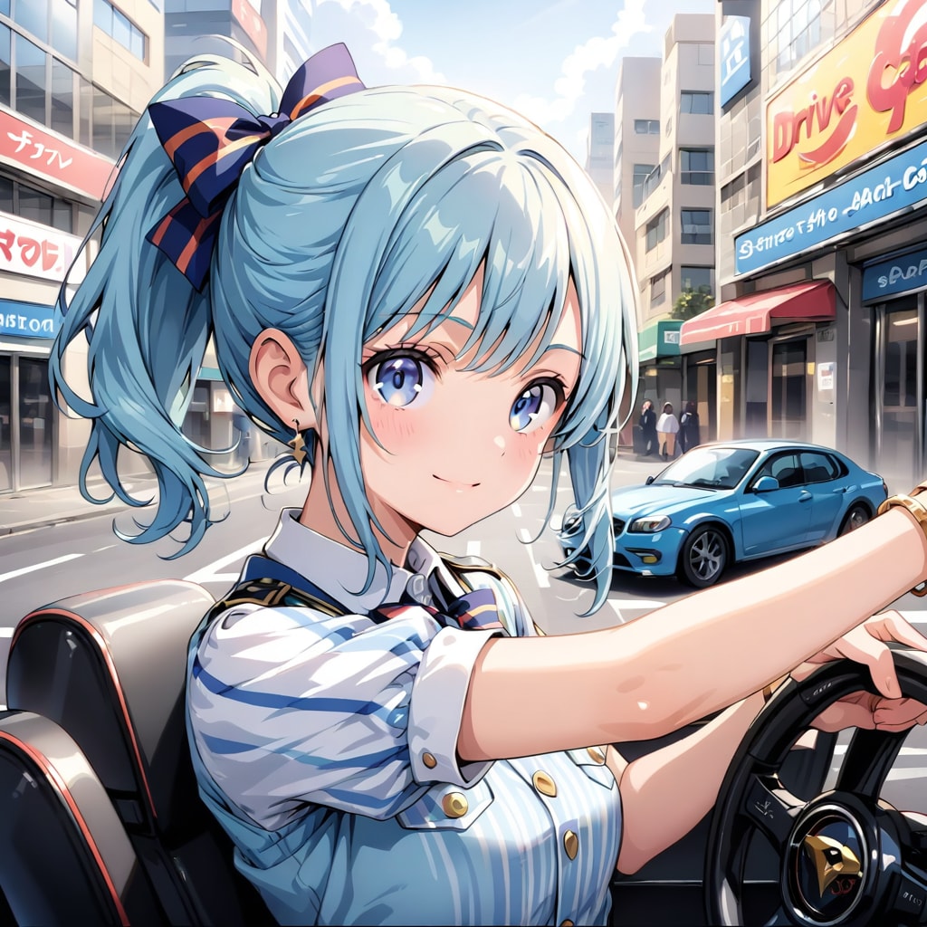 ねえ。どこ行こうか | の人気AIイラスト・グラビア