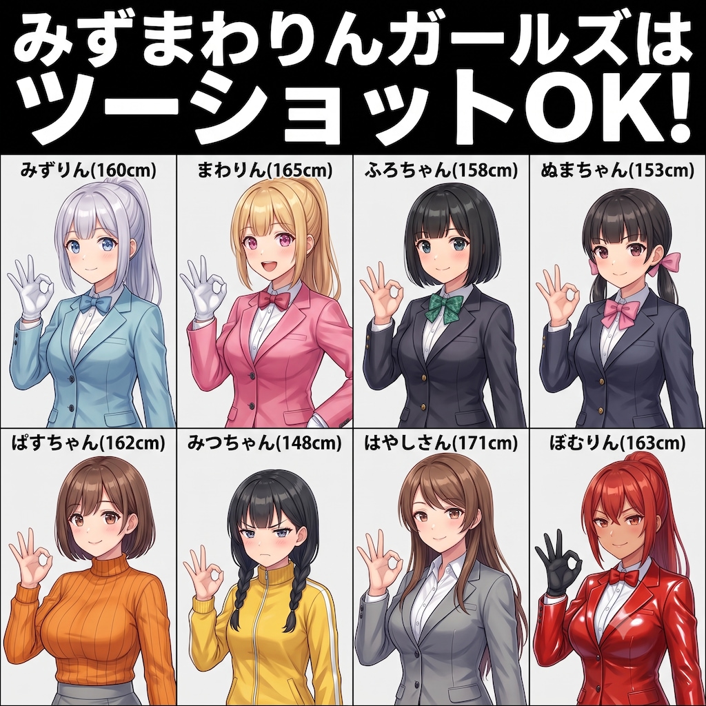 ツーショット企画に「みずまわりんガールズ」参戦！（キャプション必読）