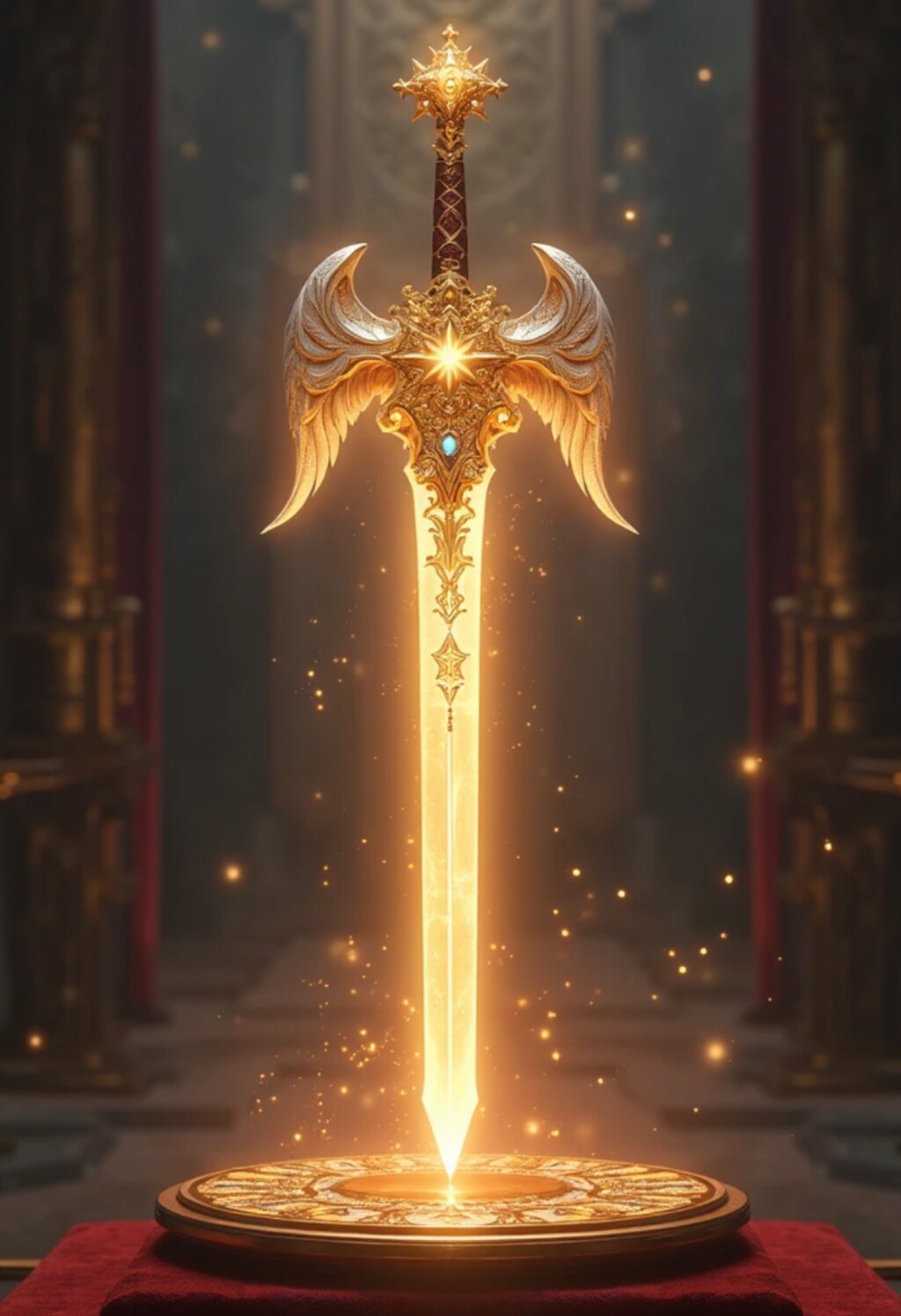 祭壇にある聖剣