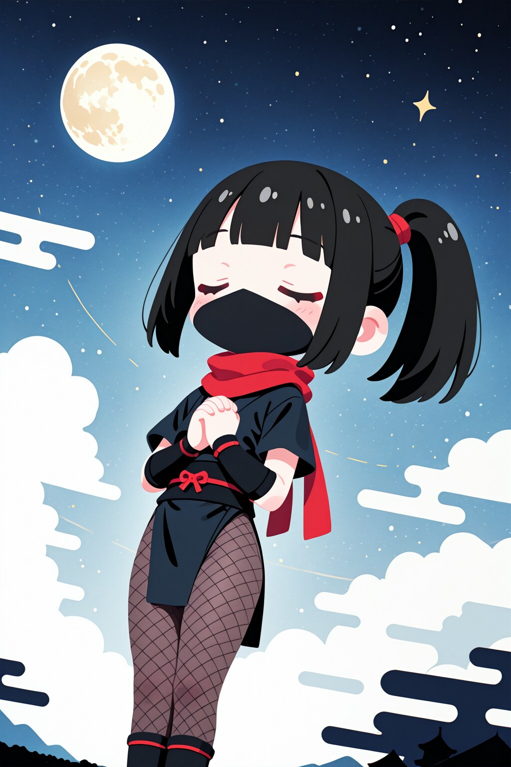 月に感謝