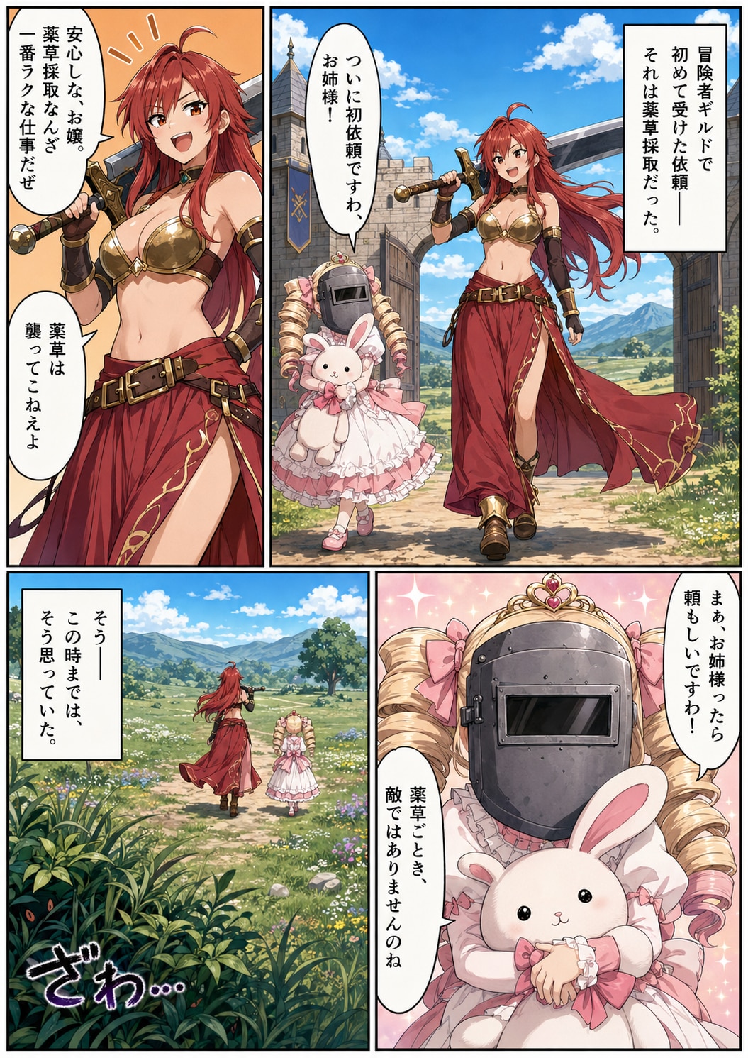 薬草採取依頼！ですわ！