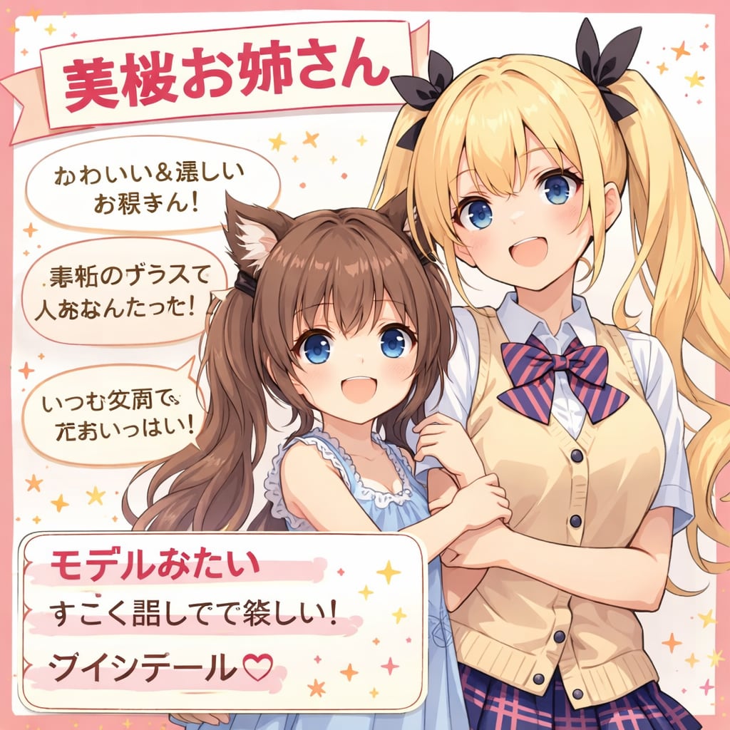 小さな女の子の美桜ちゃんの紹介