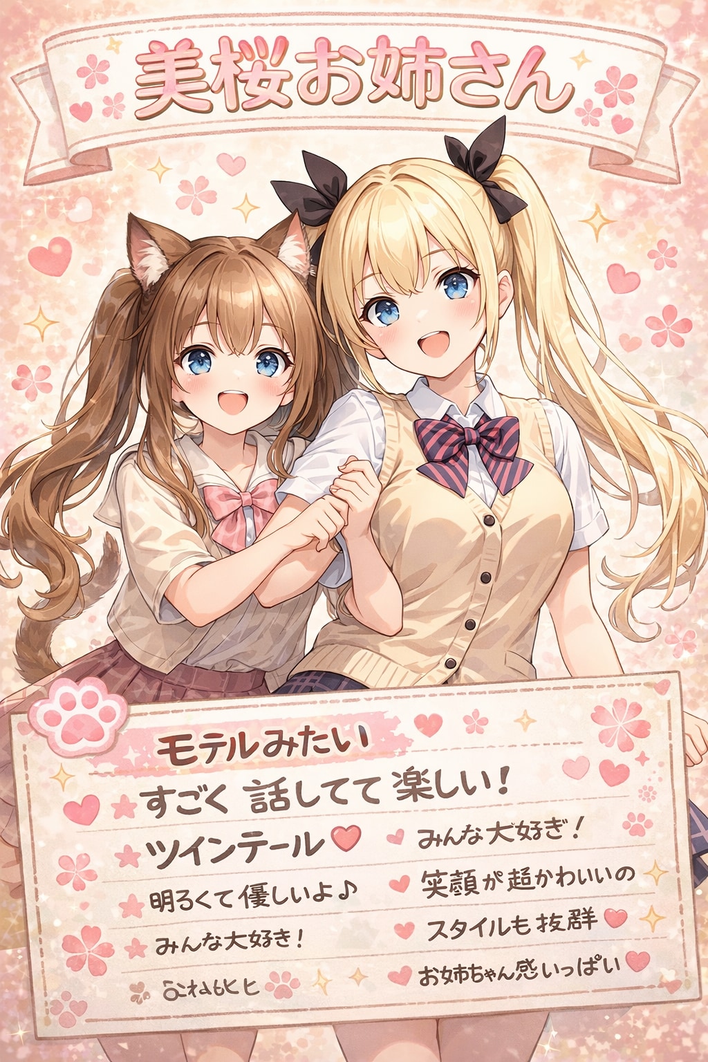 小さな女の子の美桜ちゃんの紹介