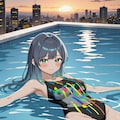 黒川あかねの競泳水着姿　詰め合わせ　第2弾 4枚目