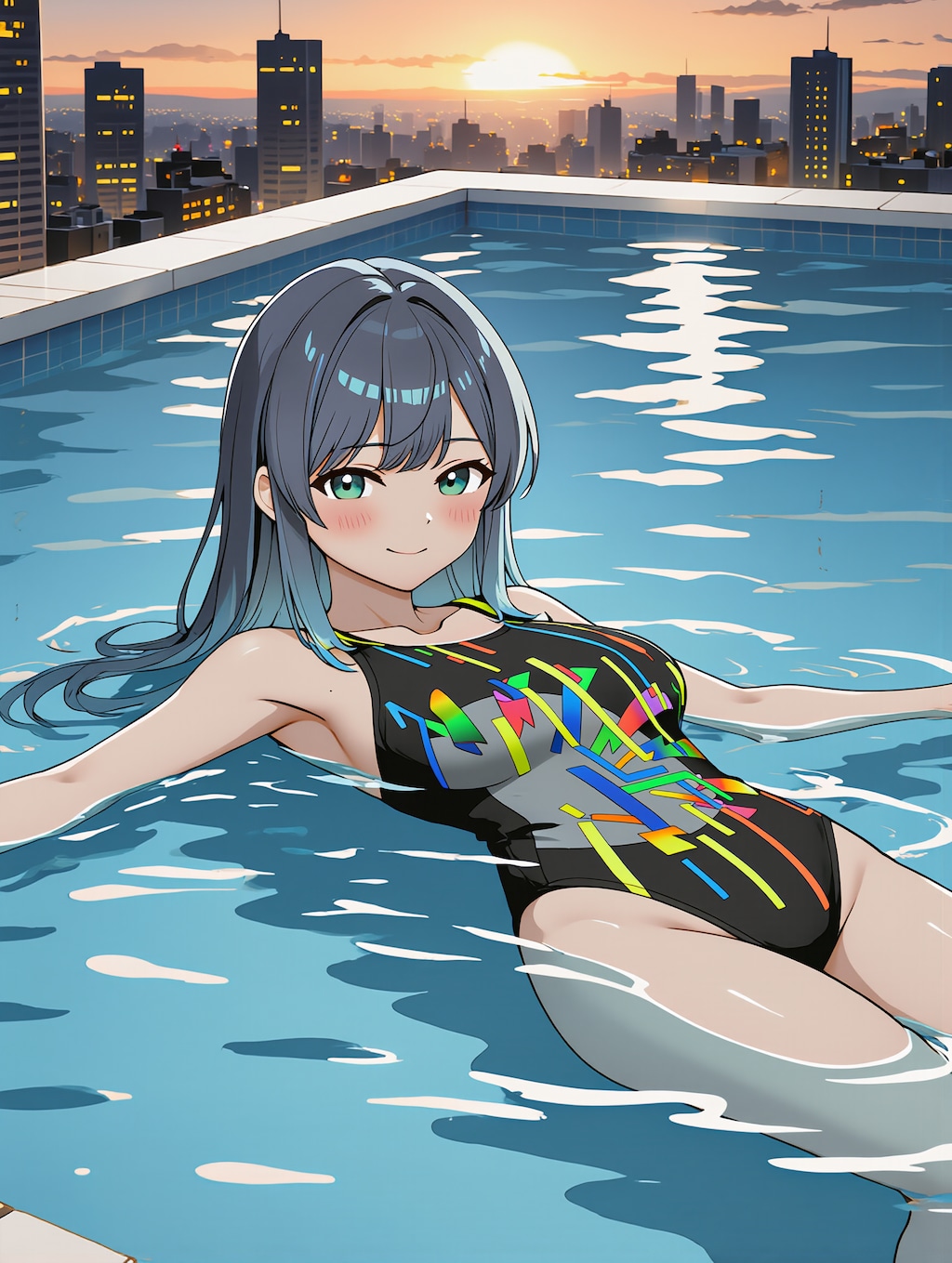 黒川あかねの競泳水着姿　詰め合わせ　第2弾