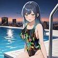 黒川あかねの競泳水着姿　詰め合わせ　第2弾 9枚目