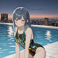 黒川あかねの競泳水着姿　詰め合わせ　第2弾 10枚目