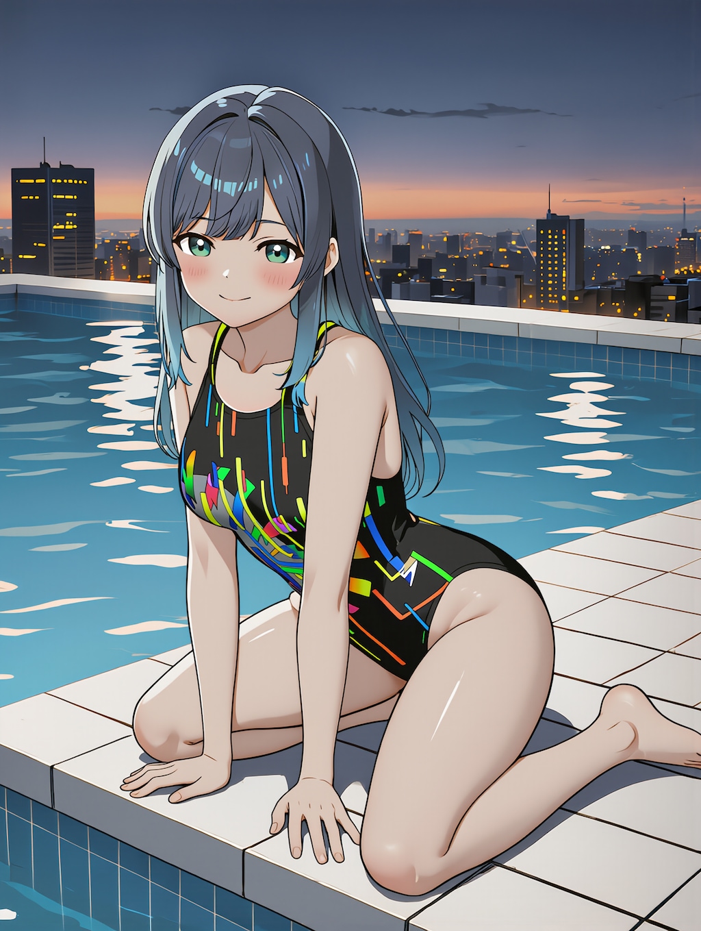 黒川あかねの競泳水着姿　詰め合わせ　第2弾